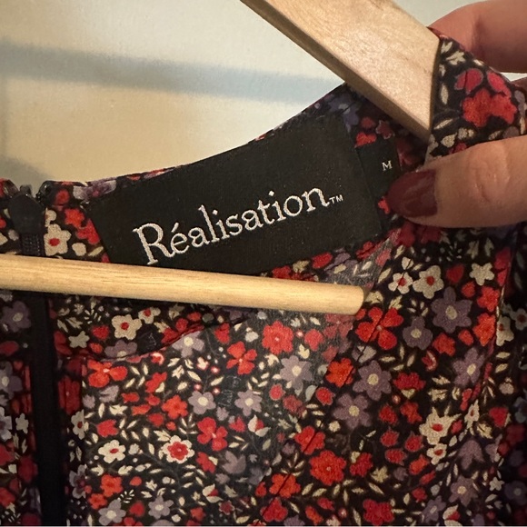 Realisation Par Floral Mini Dress - Red and Purple - Picture 6 of 8